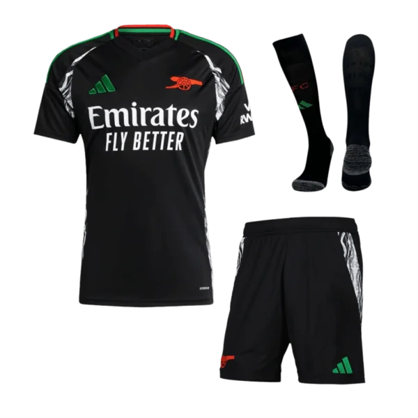 Arsenal Away Custom Full Soccer Kit 2024-25