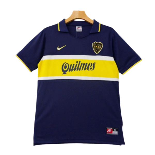 1996-97 Boca Juniors #10 Riquelme Home Retro football jersey
