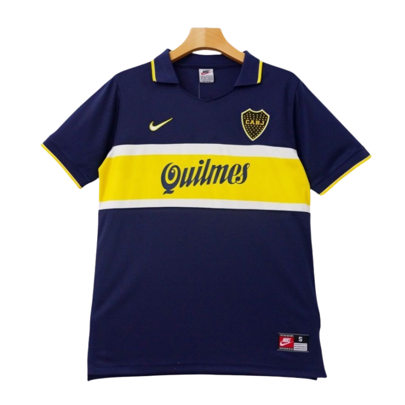 2025-08-04160111020 1996-97 Boca Juniors #10 Riquelme Home Retro football jersey - Image 1