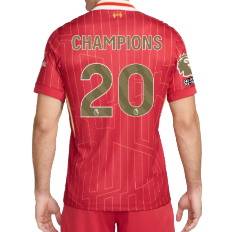 adobeexpress-file27-6bfd 24-25 Liverpool Premier League Champions League Home Fan Edition Football Shirt - Image 1